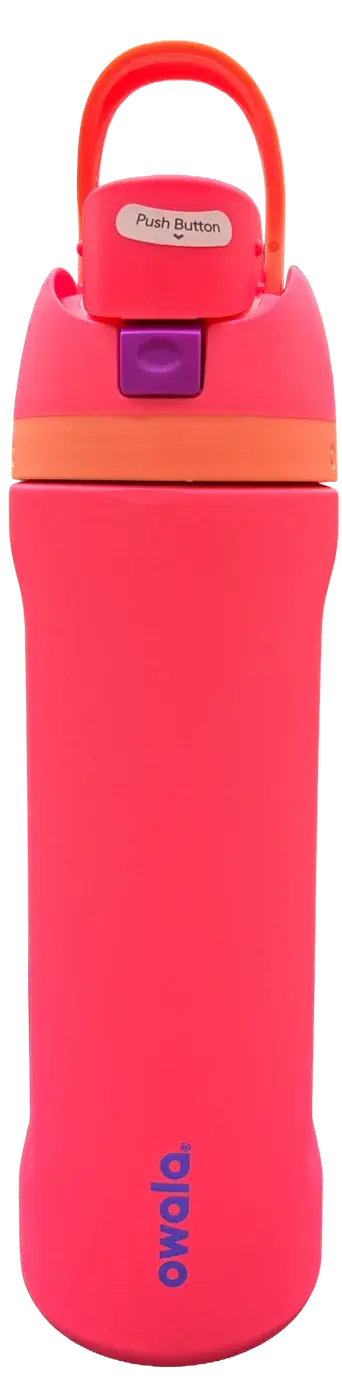 Owala 24oz FreeSip in Hyper Flamingo