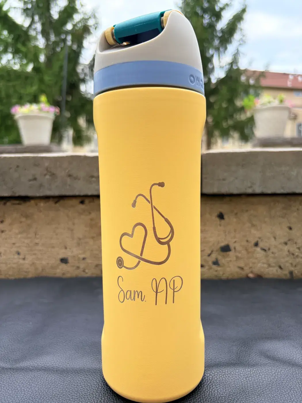 Engraved Owala FreeSip in Sunnydaze
